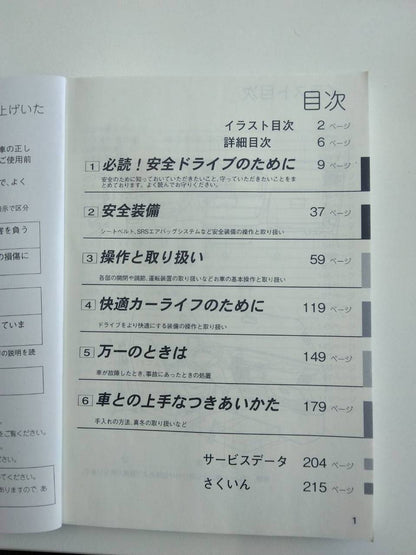 取扱説明書 　日産　バネット (中古)