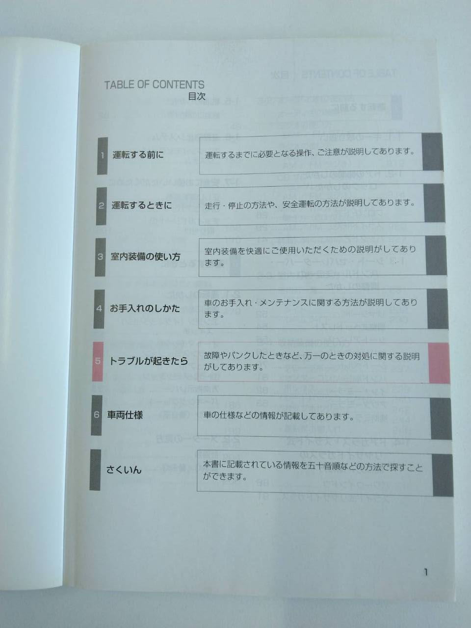 取扱説明書 　トヨタ　ハイエース　 (中古)