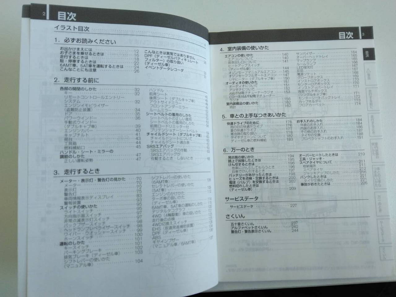 取扱説明書 　ニッサン　アトラス (中古)
