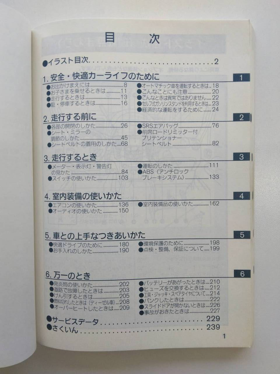 取扱説明書 　ニッサン　キャラバン (中古)