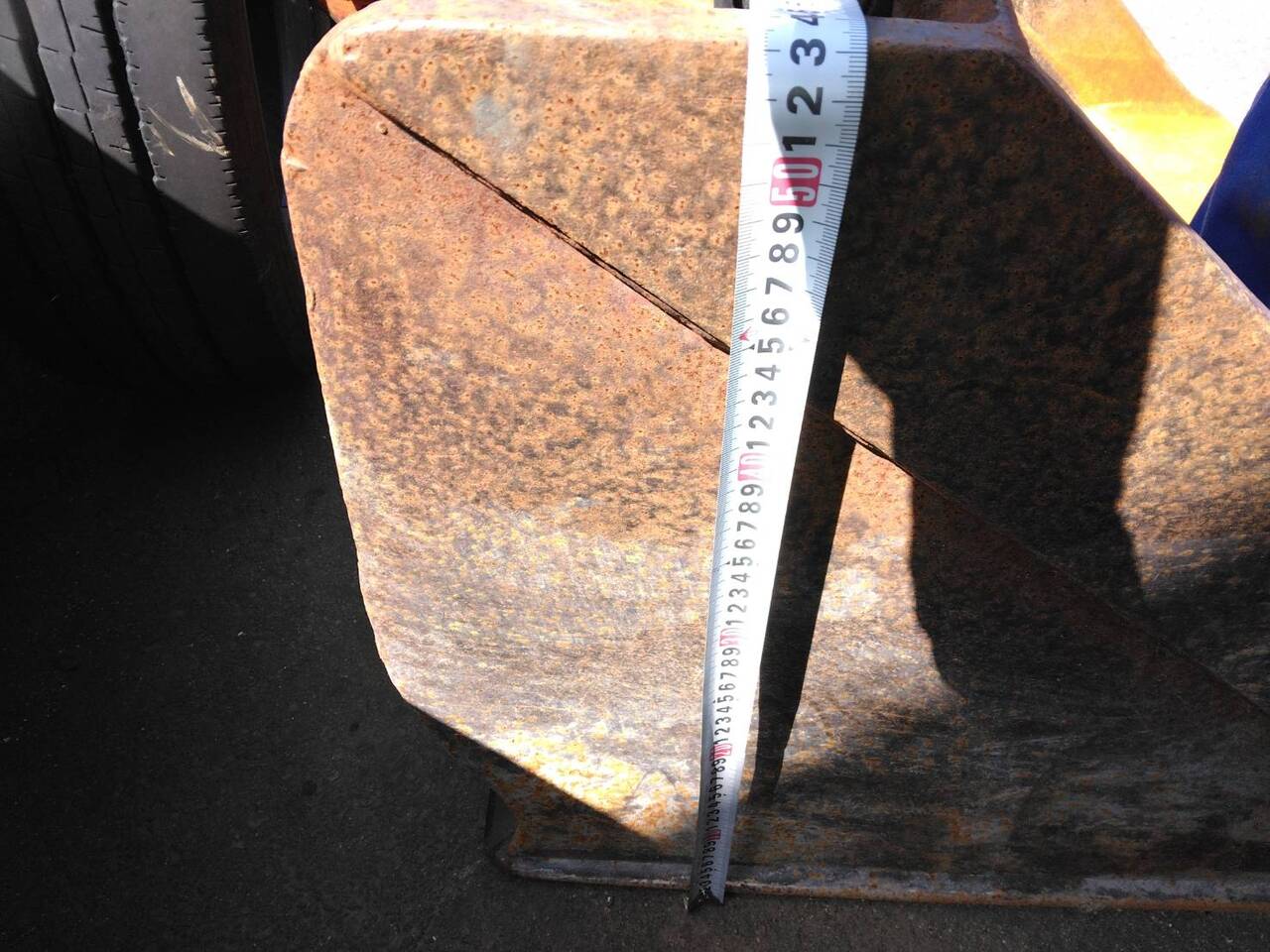 平バケット 油圧ショベル アタッチメント アーム幅:300mm　ピン径:45mm 300mm×45mm（中古）