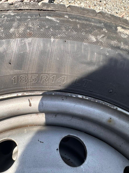 弥富纏め売り タイヤ　4本　【BRIDGESTONE】【145/80R12】（中古）