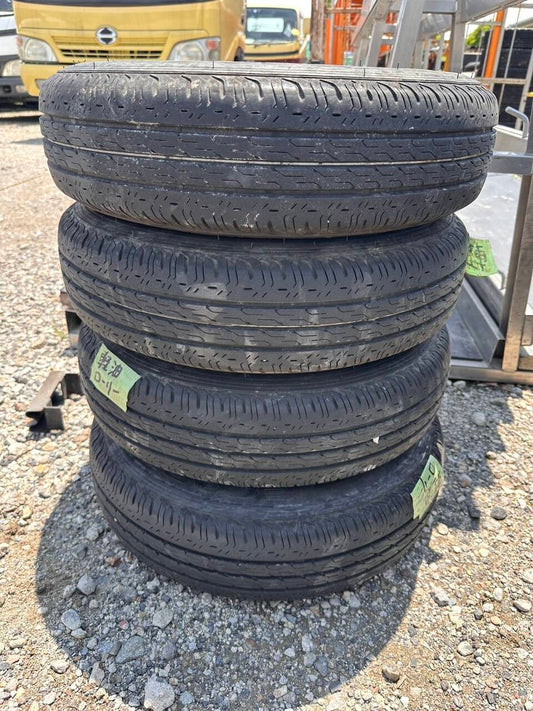 弥富纏め売り タイヤ　4本　【BRIDGESTONE】【145/80R12】（中古）