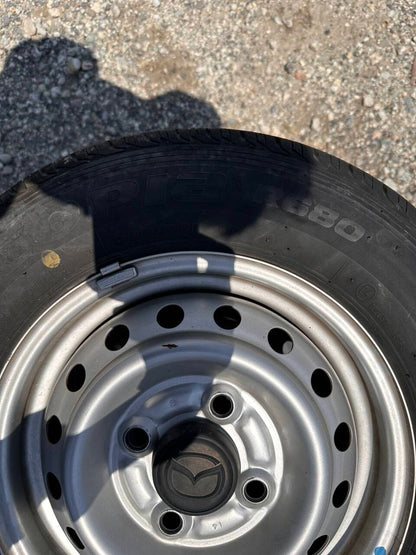 弥富纏め売り タイヤ　4本　【BRIDGESTONE】【145/80R12】（中古）