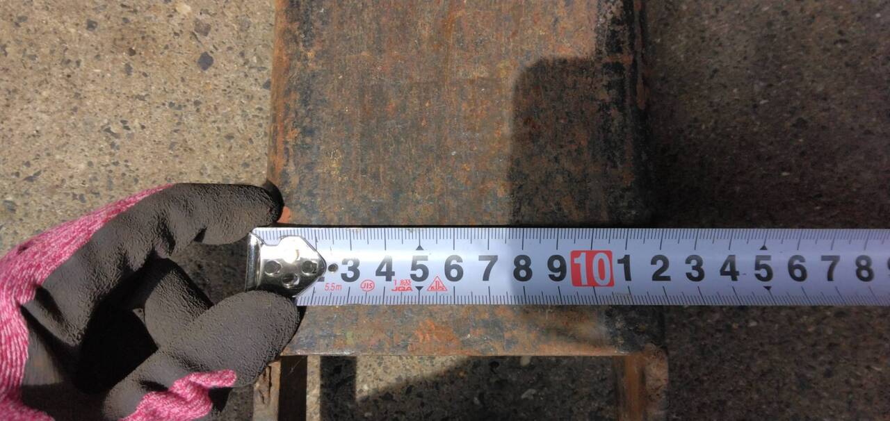 サヤ　フォークリフト 　約 130㎝×幅 約12.5㎝（中古）