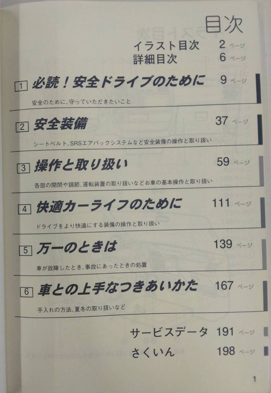 取扱説明書 　ニッサン　バネット　 (中古)