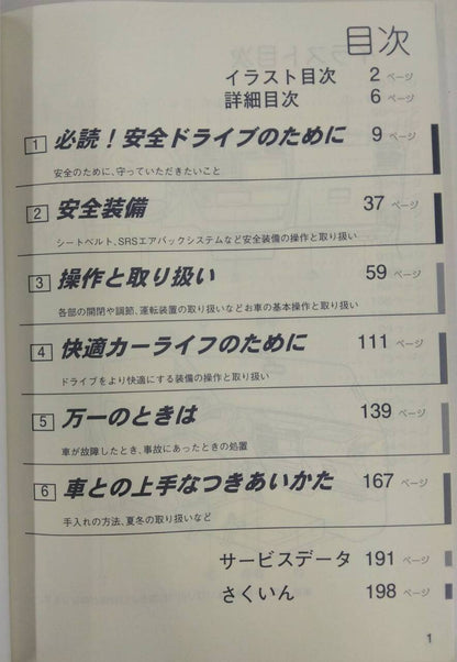 取扱説明書 　ニッサン　バネット　 (中古)