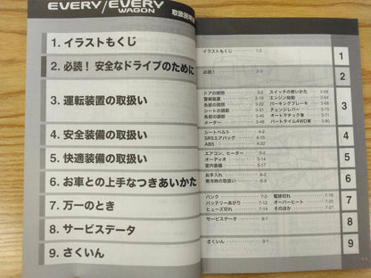 取扱説明書 　スズキ　エブリィ/エブリィワゴン (中古)