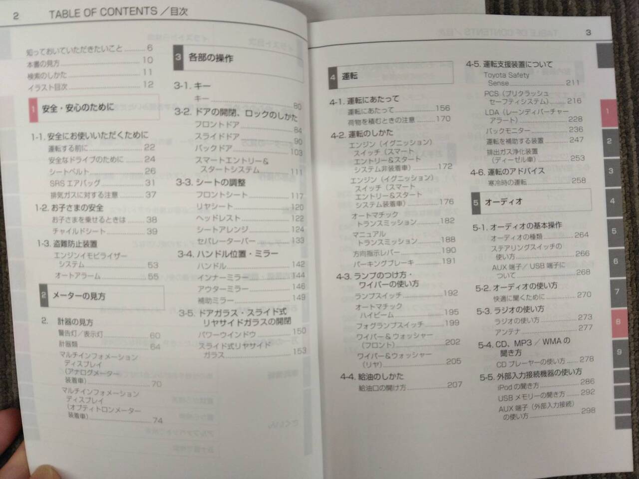 取扱説明書 　トヨタ　レジアスエース　 (中古)