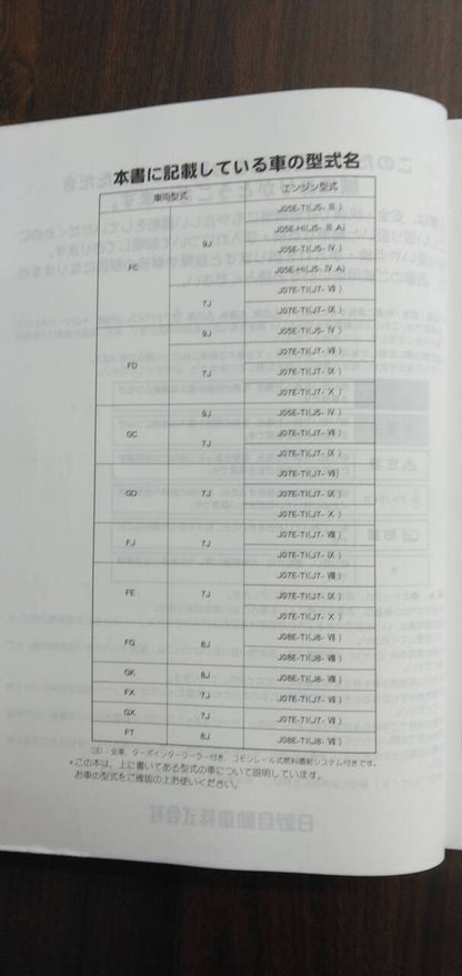取扱説明書 【日野】 【レンジャー】 (中古)