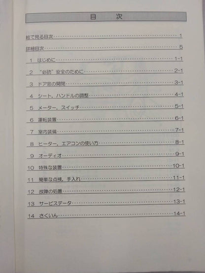 取扱説明書 　三菱ふそう　ファイター (中古)