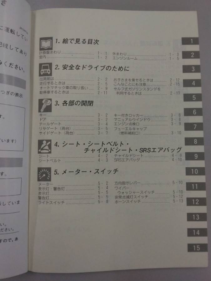 取扱説明書 　三菱ふそう　ミニキャブ (中古)