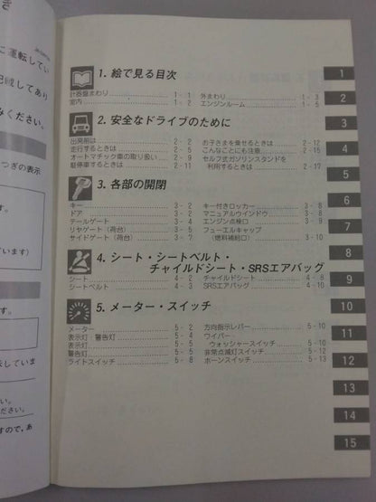 取扱説明書 　三菱ふそう　ミニキャブ (中古)