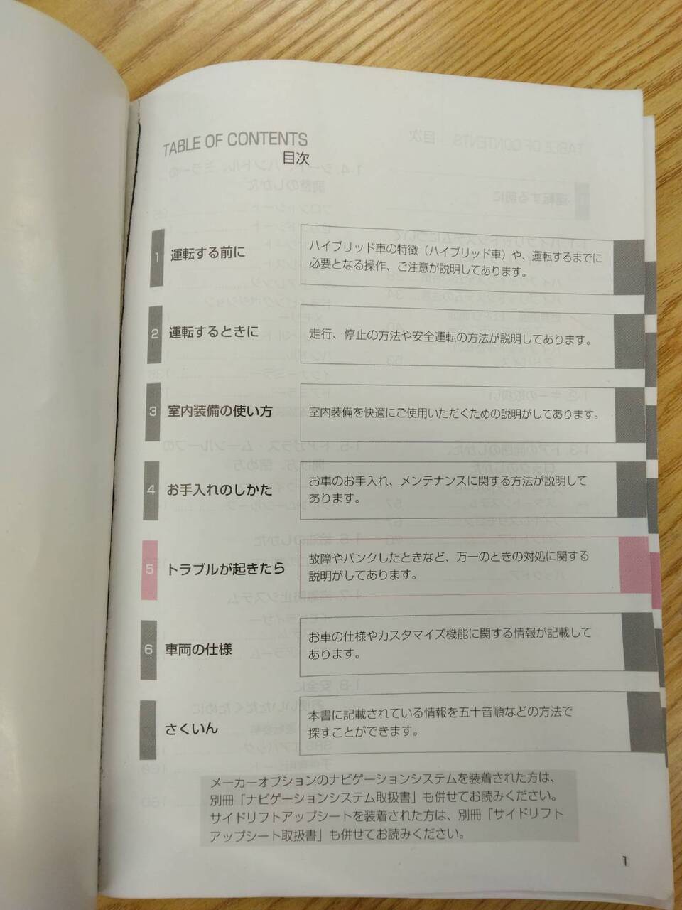 取扱説明書 　トヨタ　ヴェルファイア (中古)