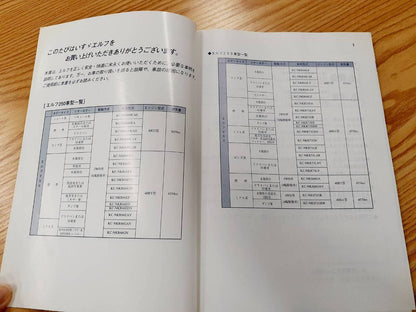 取扱説明書　　　いすゞ　　　エルフ（中古）