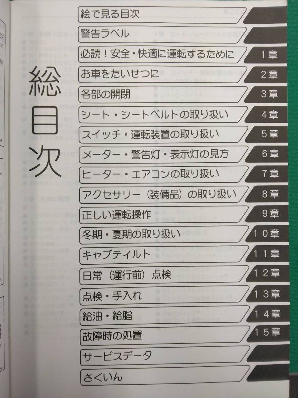 取扱説明書 　日野　プロフィア (中古)