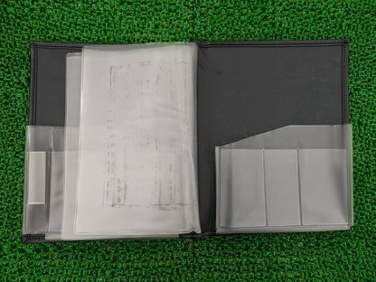 車検証入れ 　トヨタ　セルシオ用　レザー調 (中古）