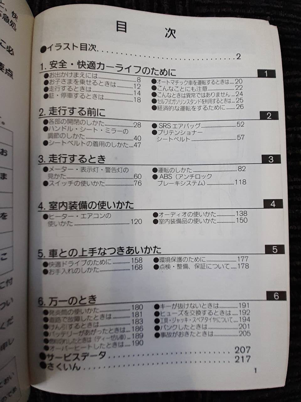 取扱説明書 　日産　アトラス（中古）
