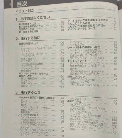 取扱説明書 　ニッサン　マーチ (中古)