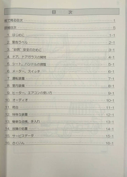 取扱説明書 　三菱ふそうトラックバス　キャンター (中古)