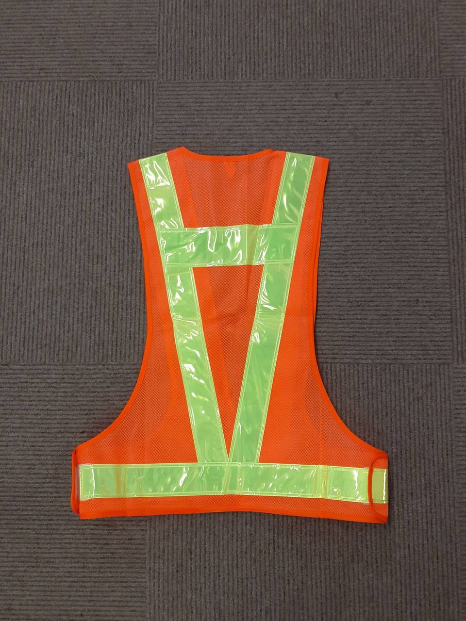 安全反射ベスト　オレンジ　（中古）