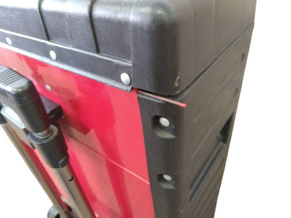 工具箱　PP＆スチール　横約40cm ×縦約55㎝×幅約19cm（中古）
