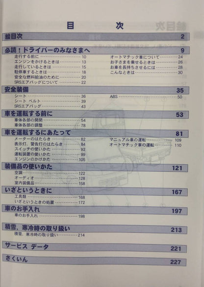 取扱説明書 　DAIHATSU　HIJET　（中古）