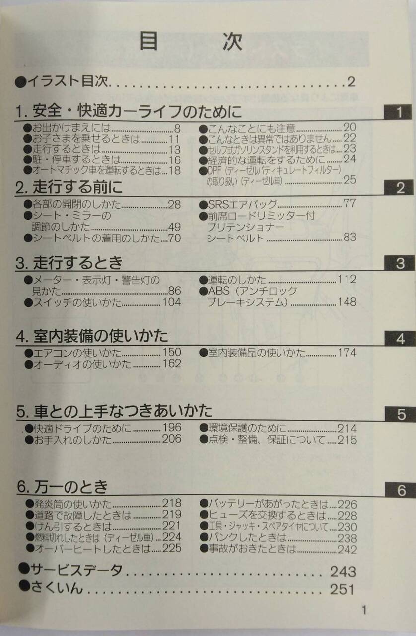 取扱説明書 　NISSAN  CARAVAN (中古)