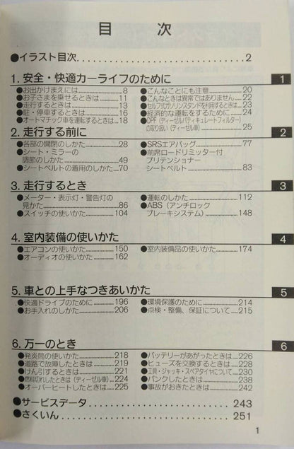 取扱説明書 　NISSAN  CARAVAN (中古)