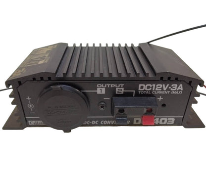 DC-DCコンバーター セルスター DC-403 DC12V 3A 24V→12V変換用（中古）