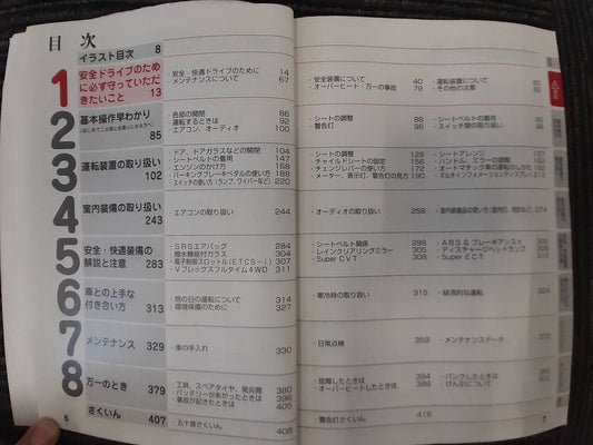 取扱説明書 　トヨタ　アリオン　 (中古)