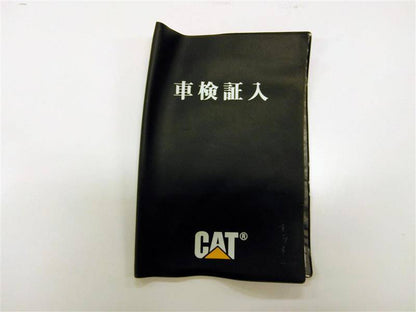車検証カバー　CAT（中古）