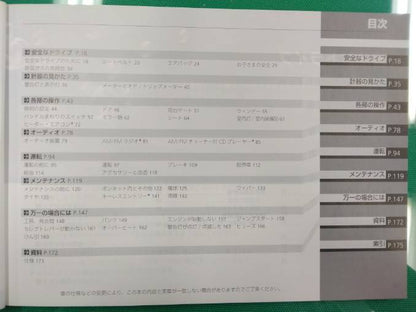 取扱説明書 　ホンダ　アクティー (中古)