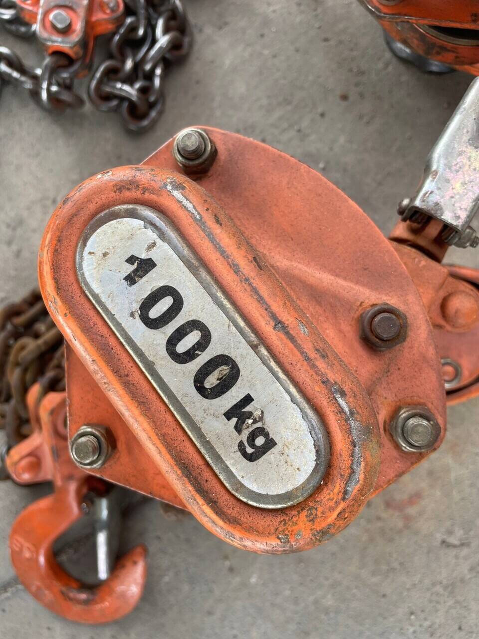 レバーホイスト　　2本セット　1トン　KAWASAKI　（中古）
