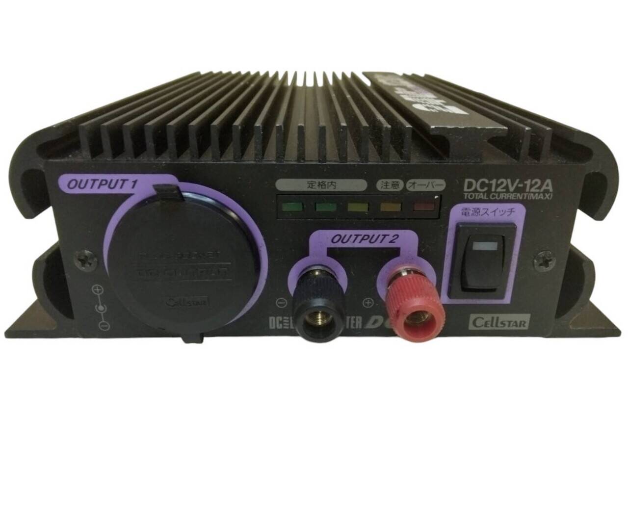 DC-DCコンバーター セルスター DC12V 12A 24V→12V変換用（中古）