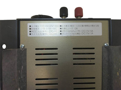DC-DCコンバーター セルスター DC12V 12A 24V→12V変換用（中古）