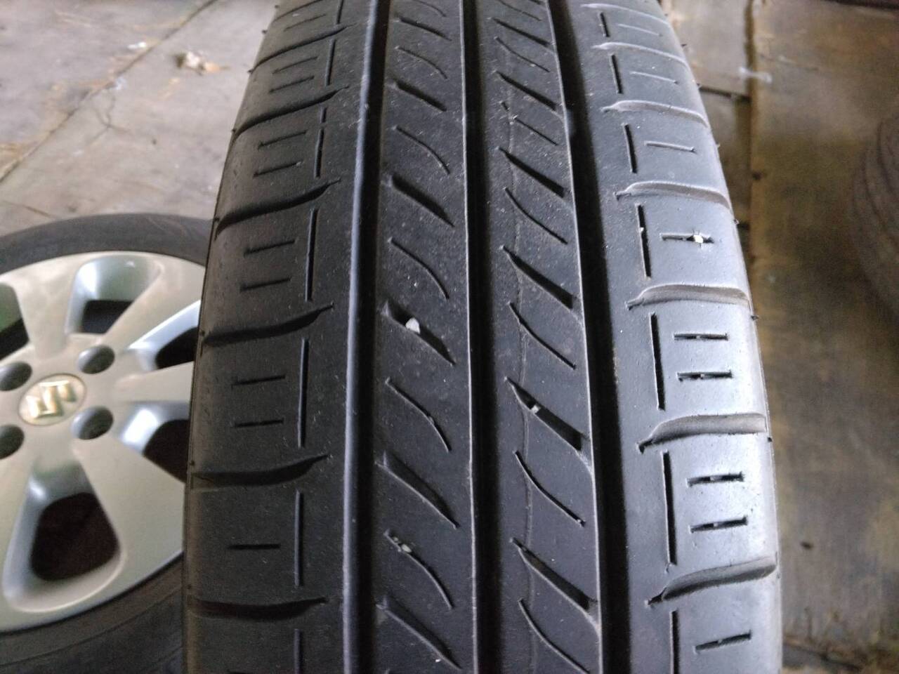 タイヤ　ホイール付き　4本　【ダンロップ】【155/65R14 】（中古）