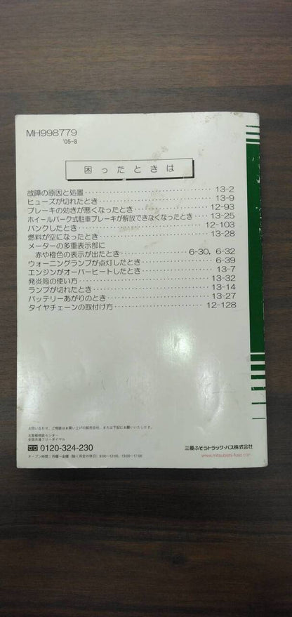 マニュアル　取扱説明書 　【三菱】　【ファイター】 (中古)
