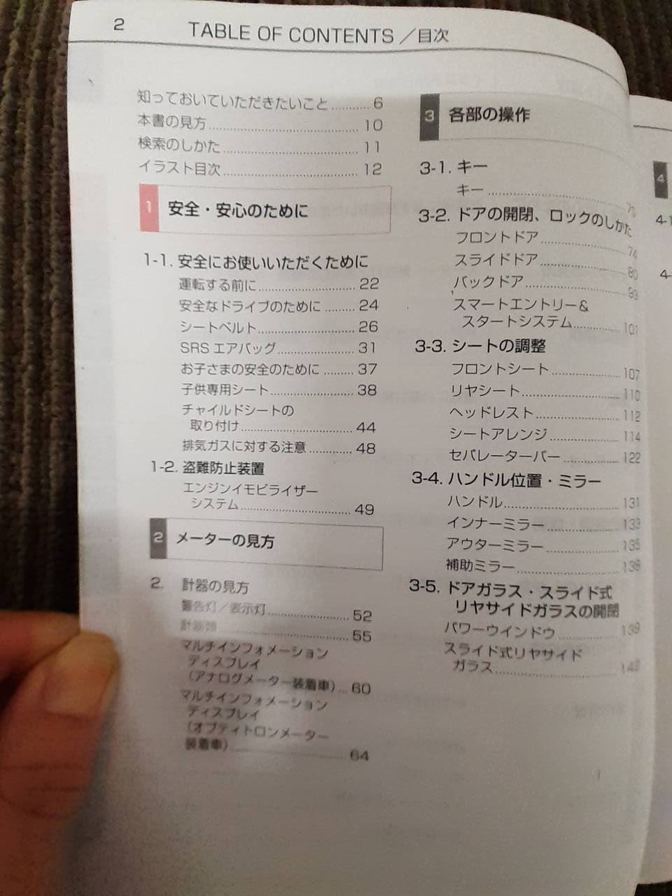 取扱説明書　トヨタ　レジアスエース　 (中古)