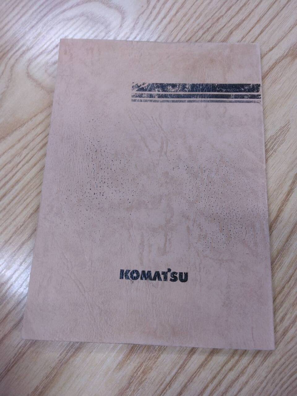 マニュアル　取扱説明書 　コマツ　PC15R-8 (中古)