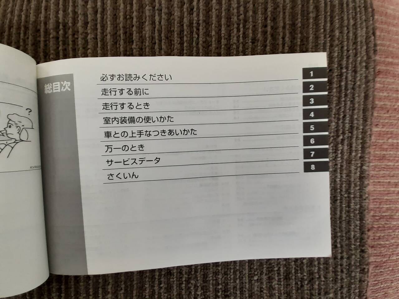取扱説明書 　日産　キャラバン　(中古)