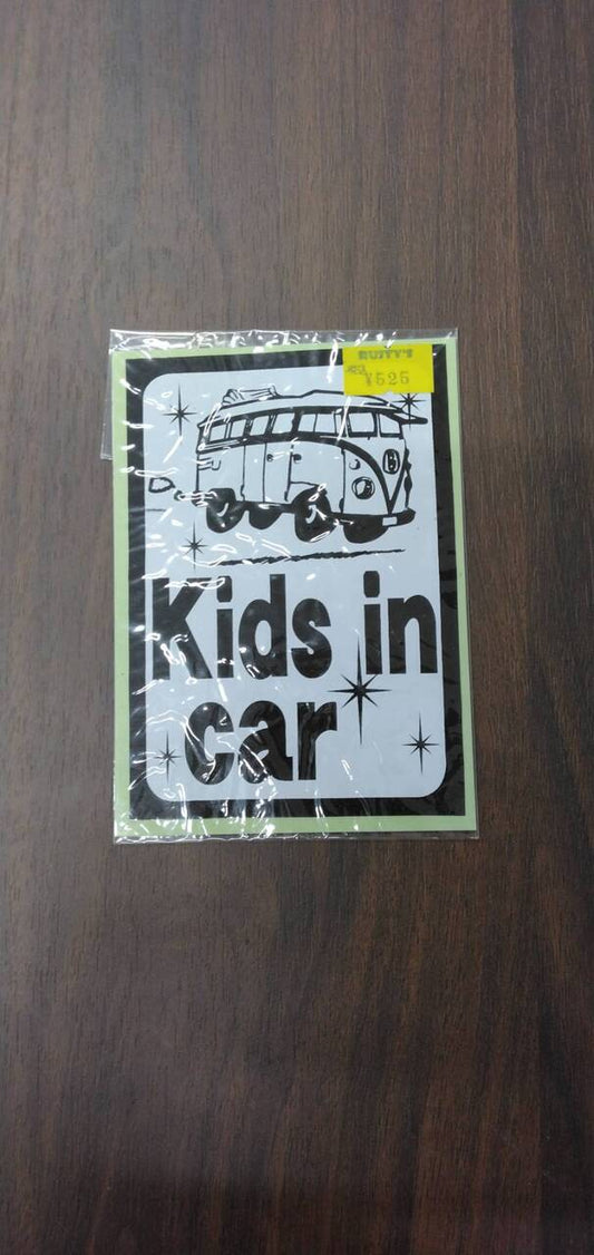 ステッカー【Kids in car】（中古）