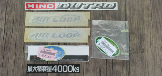 ステッカー【HINO　DUTRO、AIR　LOOPなど7点】（中古）