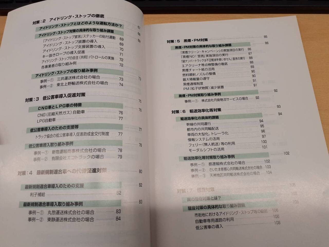 取扱説明書　全日本トラック協会　環境基本行動計画推進マニュアル （中古）