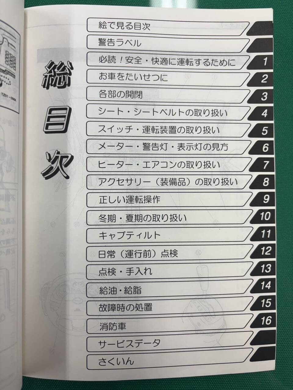 マニュアル　取扱説明書 　日野　デュトロ (中古)