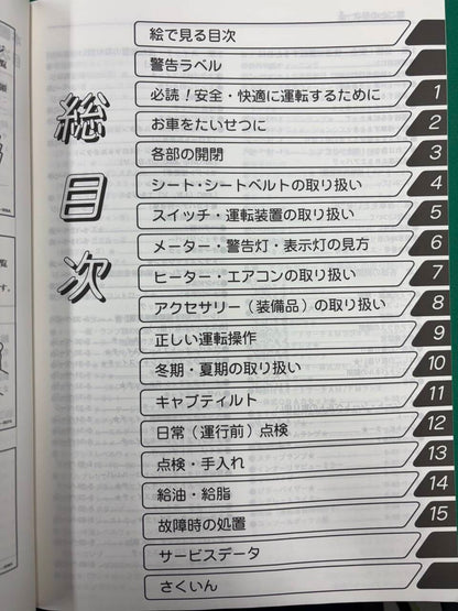 マニュアル　取扱説明書 　日野 レンジャー  (中古)