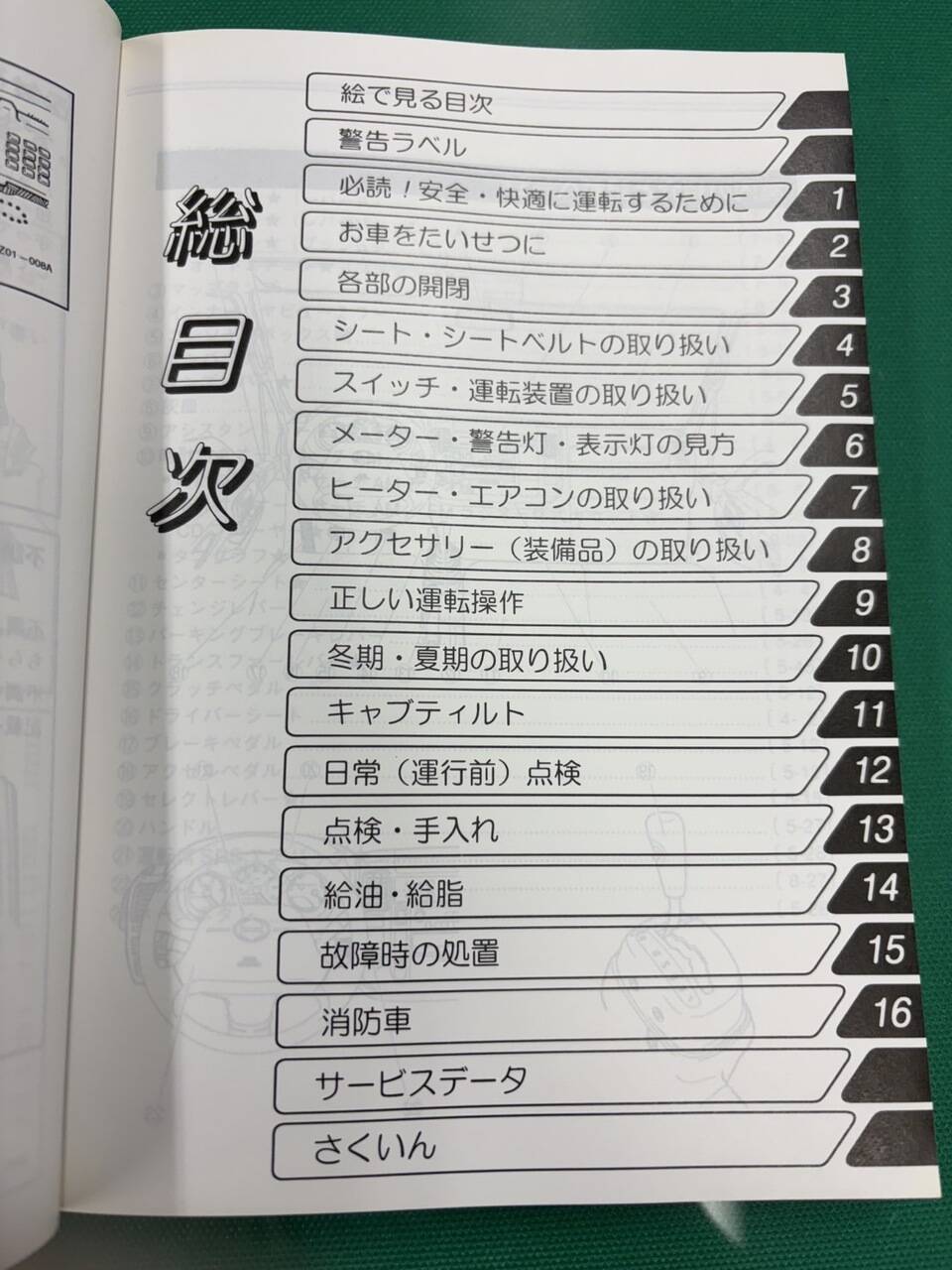 マニュアル　取扱説明書 　日野　デュトロ (中古)