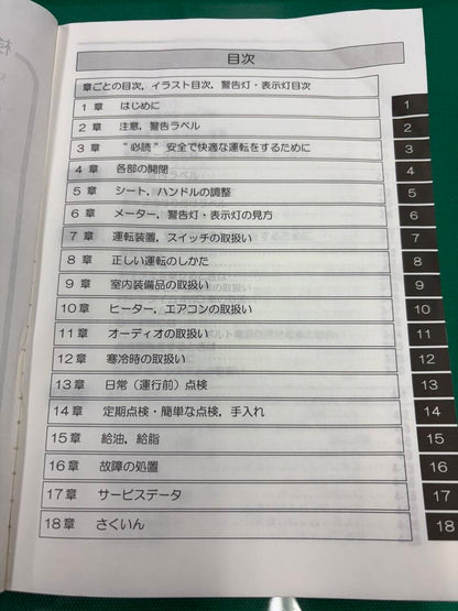 マニュアル　取扱説明書 　三菱ふそう　キャンター (中古)