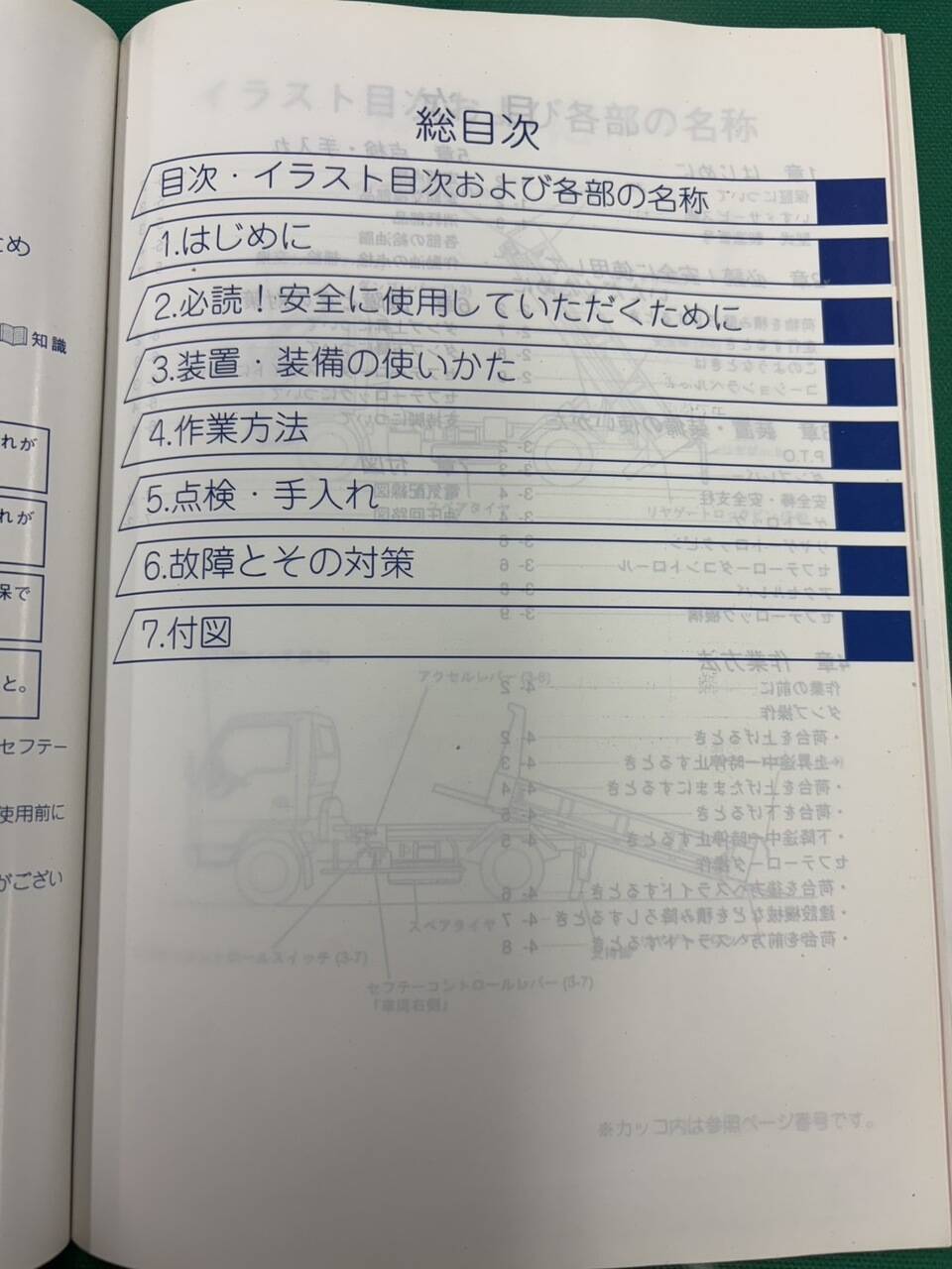 マニュアル　取扱説明書  いすゞ　セフテーローダ・ダンプ (中古)