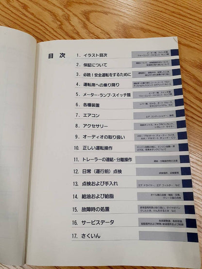取扱説明書　  UDトラックス　クオン (中古)